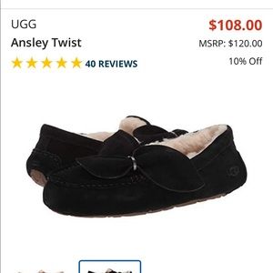 Ugg ansley twist black size 6